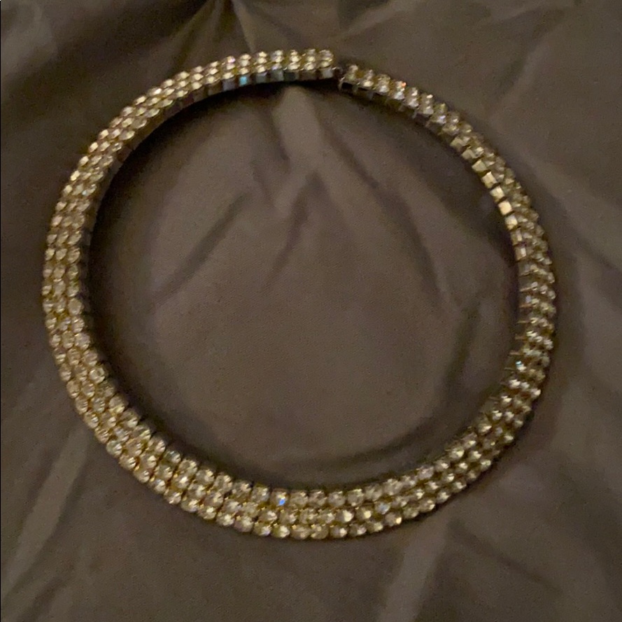 Adjustable Rhinestone Choker